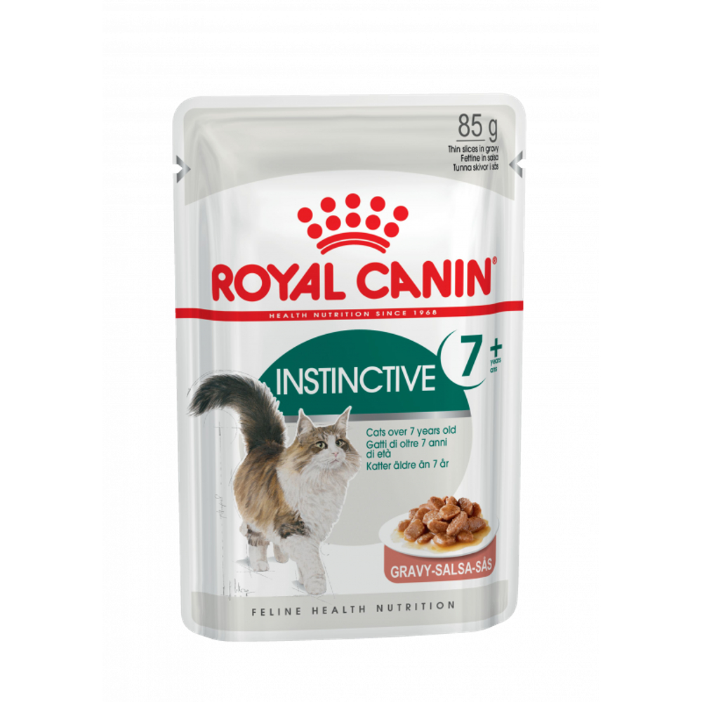 Royal Canin Instinctive 7+ Корм консервированный для кошек старше 7 лет соусе 85г