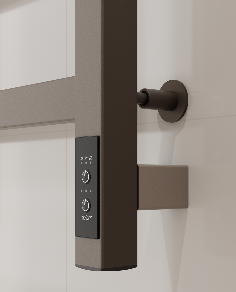 Электрический полотенцесушитель оружейная сталь лесенка 75х40 Entero