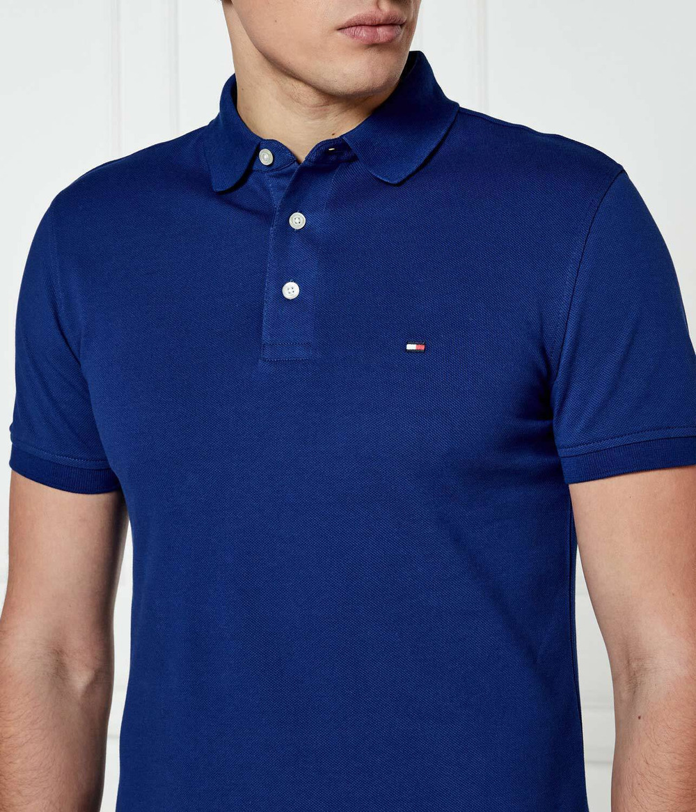 Поло 1985 Tommy Hilfiger - голубой(MW0MW17771)