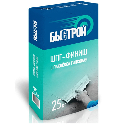 Шпаклевка гипсовая финишная Быстрой ШПГ-финиш 25 кг