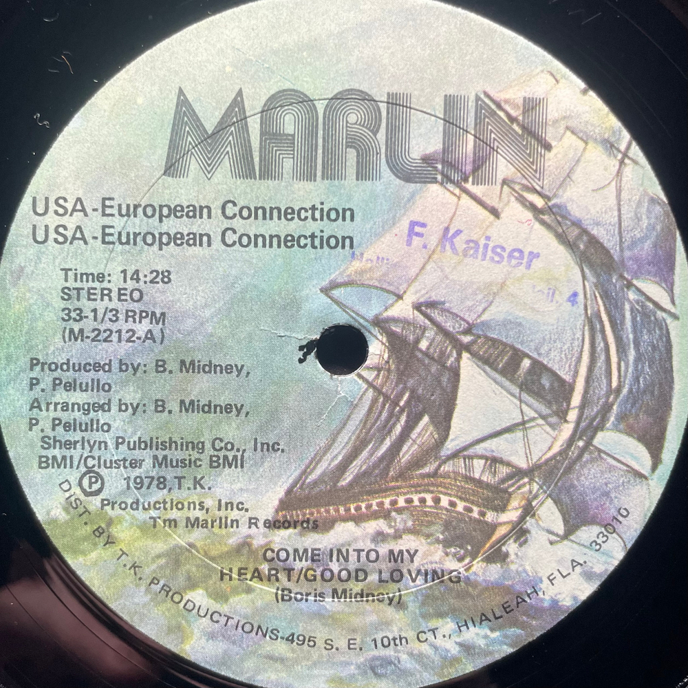 USA-European Connection ‎– Come Into My Heart (США 1978г.)