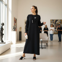 Платье трикотажное