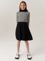 Юбка для девочки в школу AT814 черный