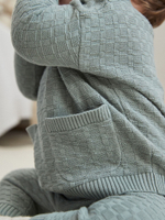 Вязаные свитер и брюки в комплекте для малышей Next Q96-770, Бирюзовый