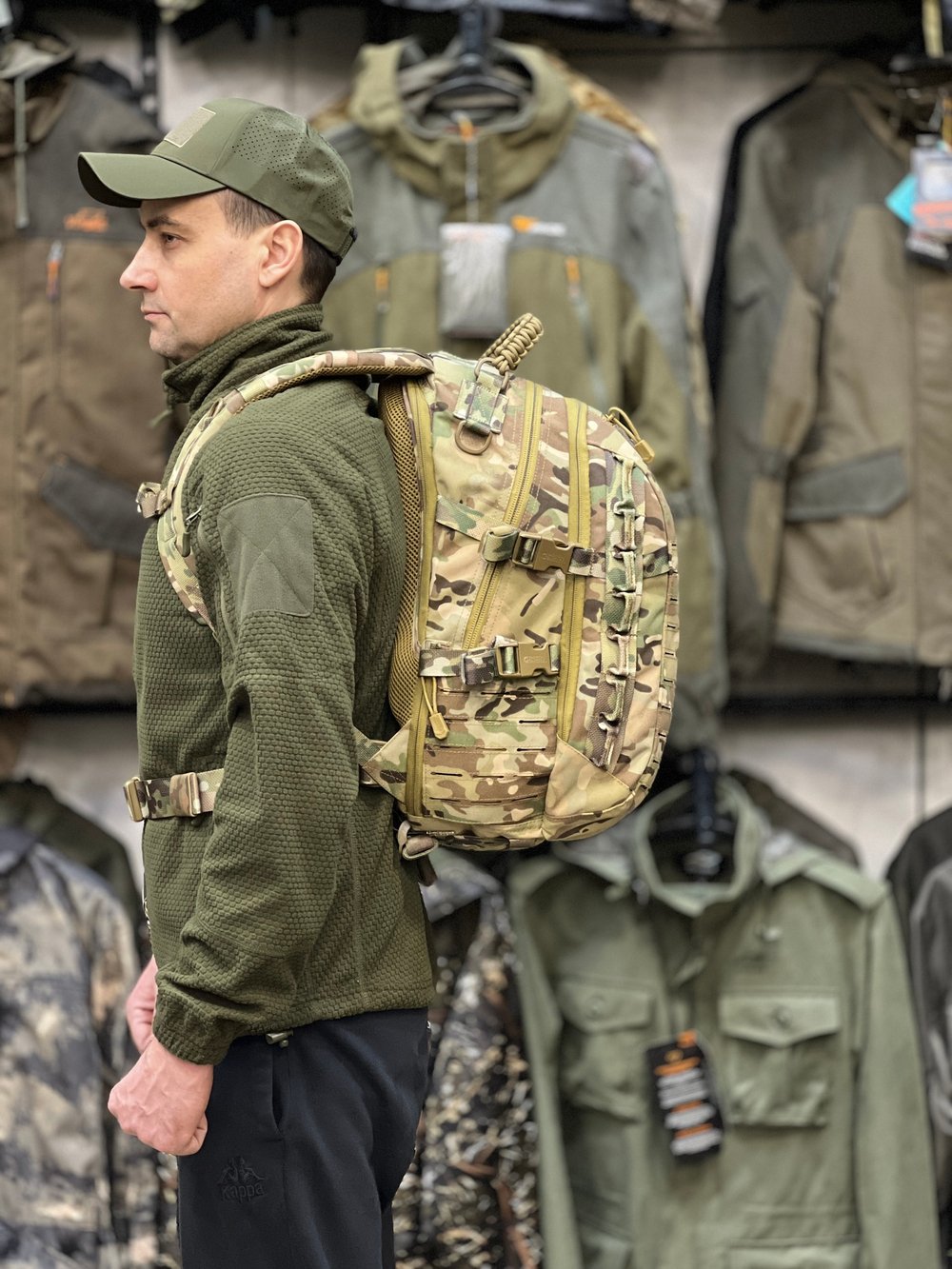 Рюкзак штурмовой Gongtex 25 л Мультикам Cordura