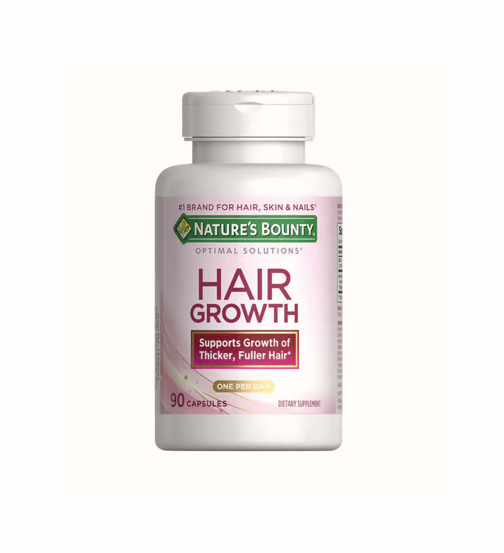 Nature's Bounty Optimal Solutions для роста волос, 90 капсул