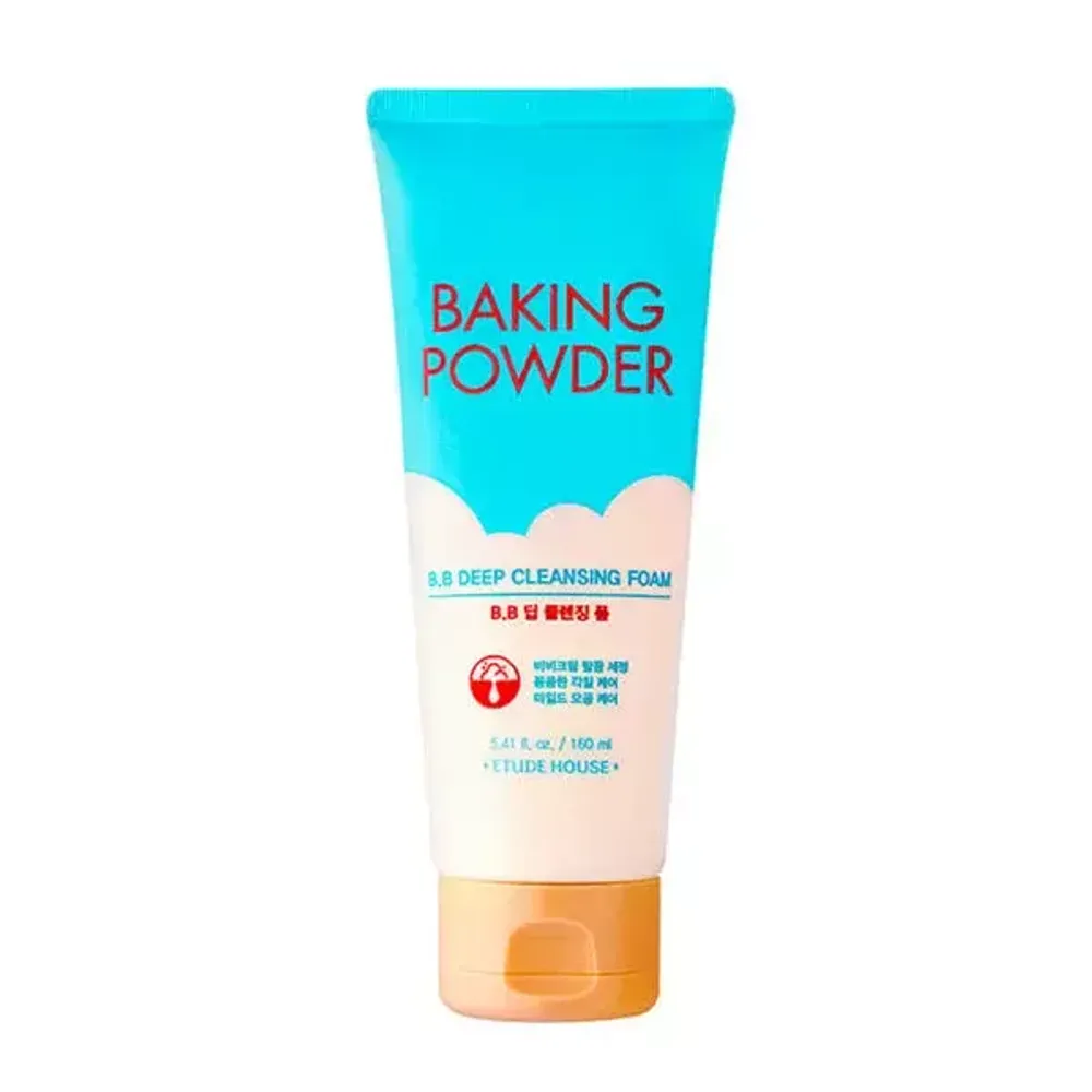 Глубокоочищающая пенка для снятия макияжа Etude House Baking Powder B.B Deep Cleansing Foam 160 г
