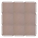 Покрытие напольное Этника-2 33х33х18/45шор (18 треугольников, 9 пазлов)