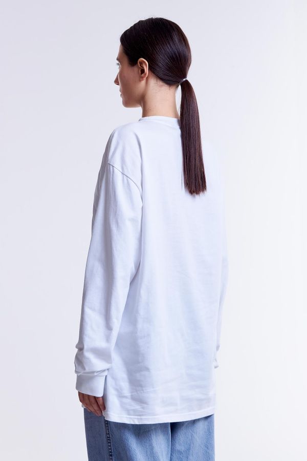 Лонгслив Мак Белый - фото 9