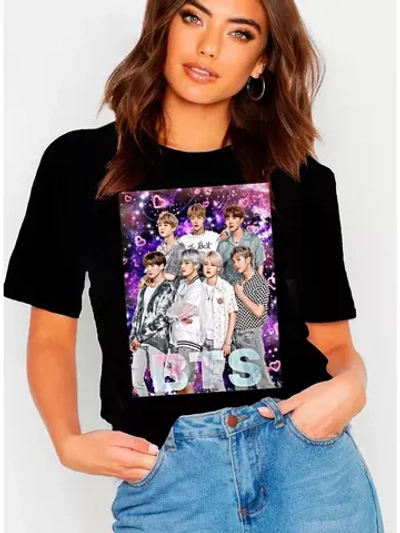 Футболка женская с принтом BTS