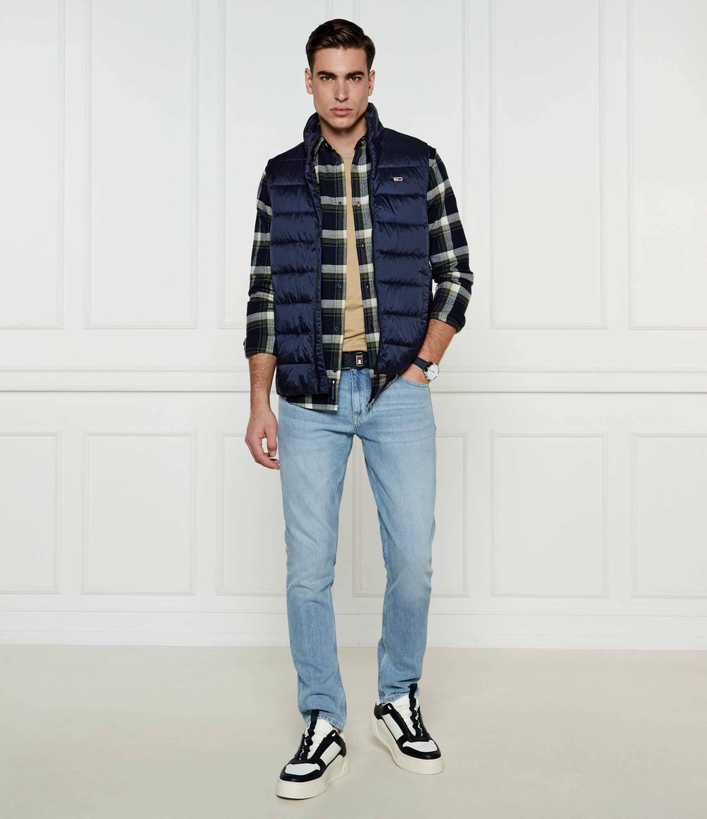 Пуховая безрукавка Tommy Jeans - темно-синий(DM0DM20663)