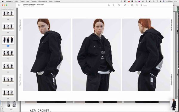 Куртка Futureisnown Coverall jacket Джинсовая Черная - фото 4