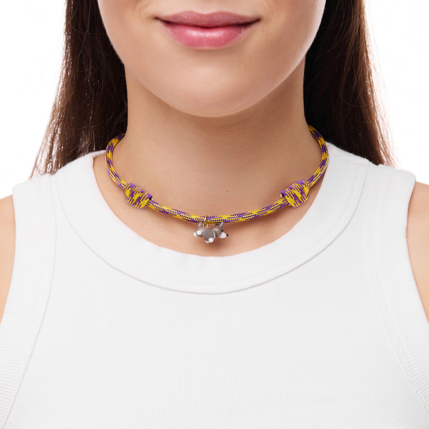 Колье Knitted Cutie Necklace - Husky