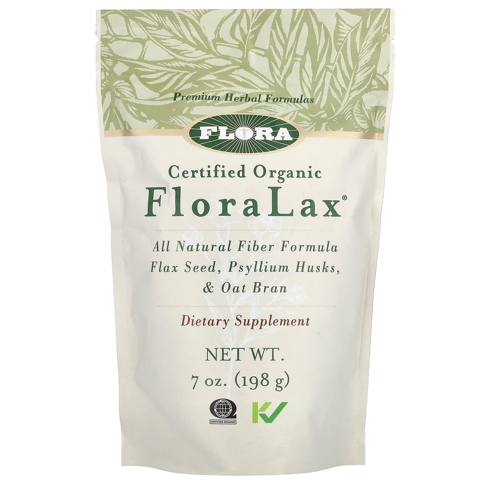 Flora, Certified Organic FloraLax, органический продукт, 198 г (7 унций)
