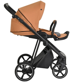 Детская коляска Roan Sol 3 в 1 с автокреслом Tutis Elo Black RSL/1014 Cinnamon