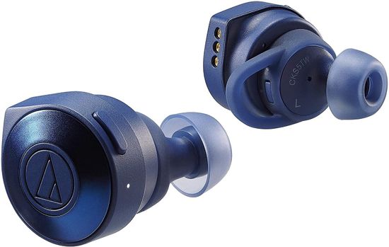 Беспроводные наушники Audio-Technica ATH-CKS5TW, синие