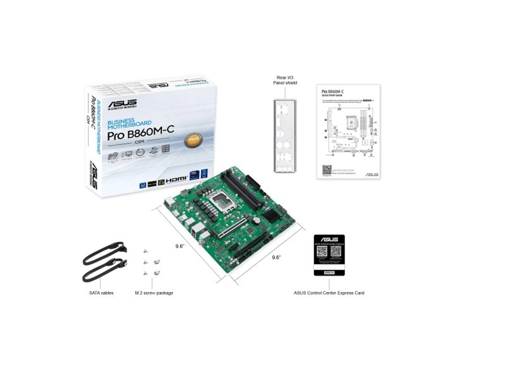 Материнская плата Asus Pro B860M-C-CSM, Socket LGA 1851, Intel B860, mATX, RTL [90MB1MCP-M0EAYC]