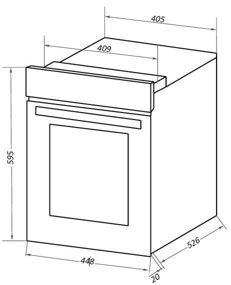 Духовой шкаф Maunfeld EOEC516B2
