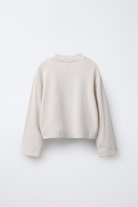 ZARA ЛОНГСЛИВ SOFT TOUCH, ЭКРЮ