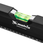 Уровень алюминиевый, усиленный, фрезерованный, 3 глазка, двухкомпонентные рукоятки, 1500 мм Matrix