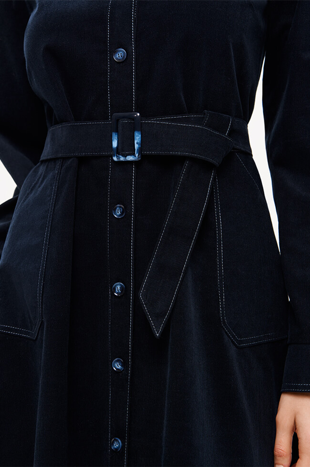 51697 Платье женское (темно-синий)