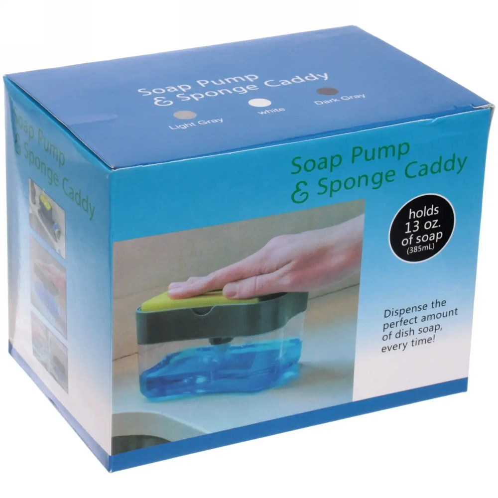 Подставка под губку с дозатором «Лофт» 14х9х10,5