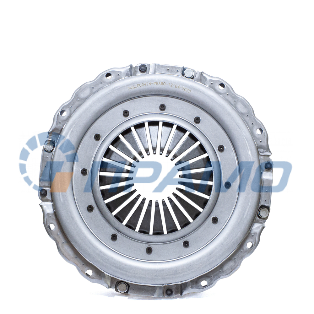 3482000474 (ПРАМО) Диск сцепления нажимной для КАМАЗ 4308 с КПП ZF6S-1000, дв 6ISBe 210