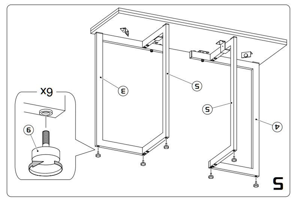 Стол кухонный обеденный раздвижной Дуб Вотан, Боско, 110х72х75 см