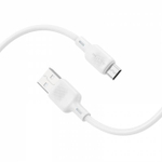 Кабель USB - Micro BOROFONE BX113 Silicone (белый) 1м
