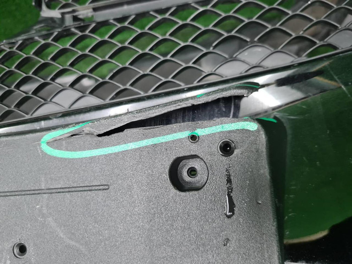 Бампер передний Mercedes C W205 (2014-2018) AMG