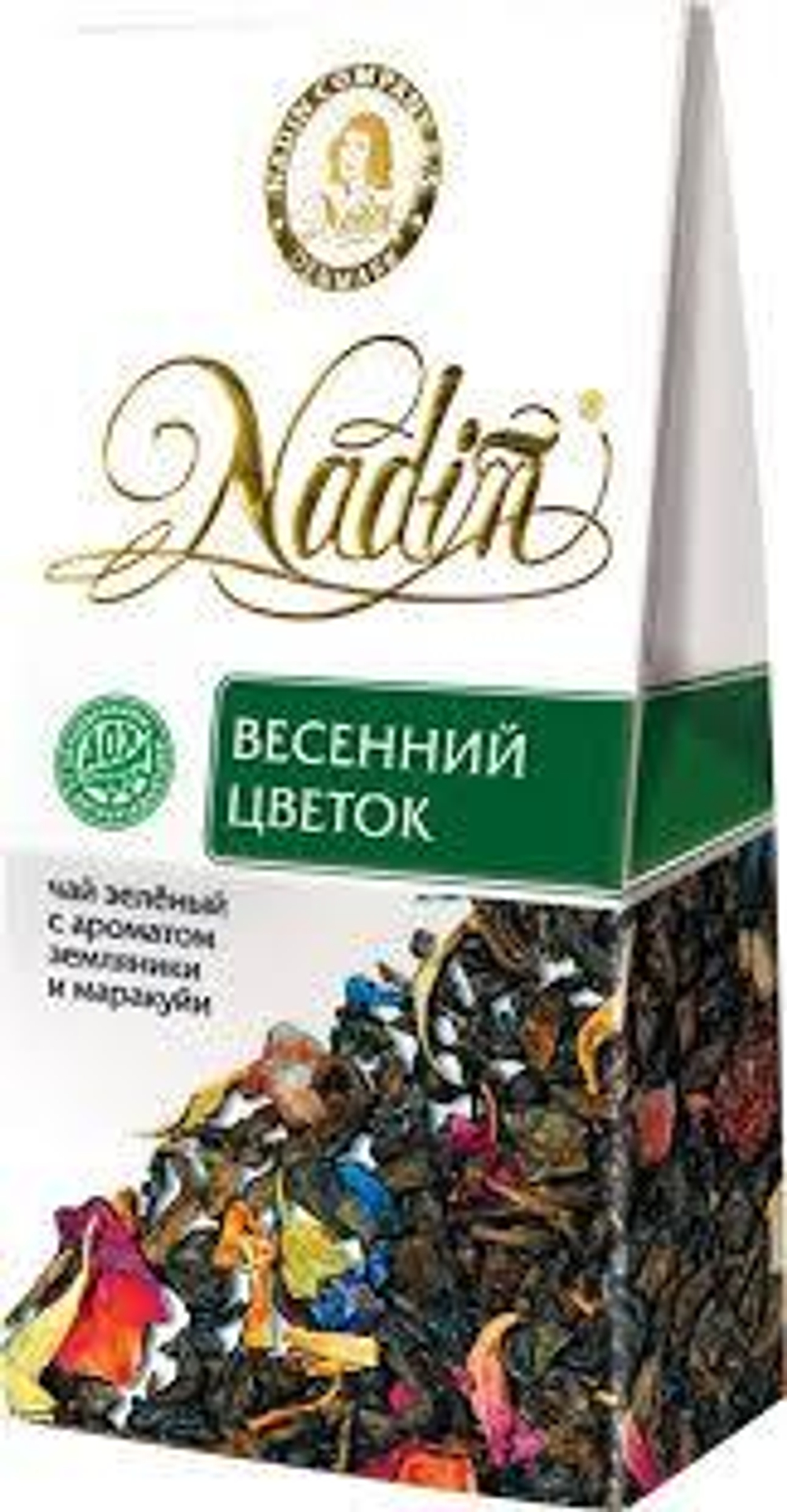 Чай Надин 50г Весенний цветок зеленый конверт