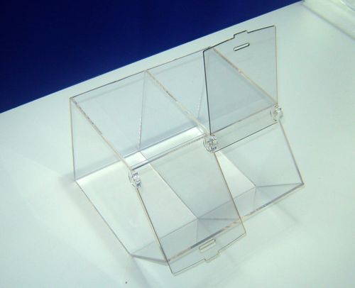 Диспенсер витрина для конфет мармеладов снеков орехов 2 ячейки