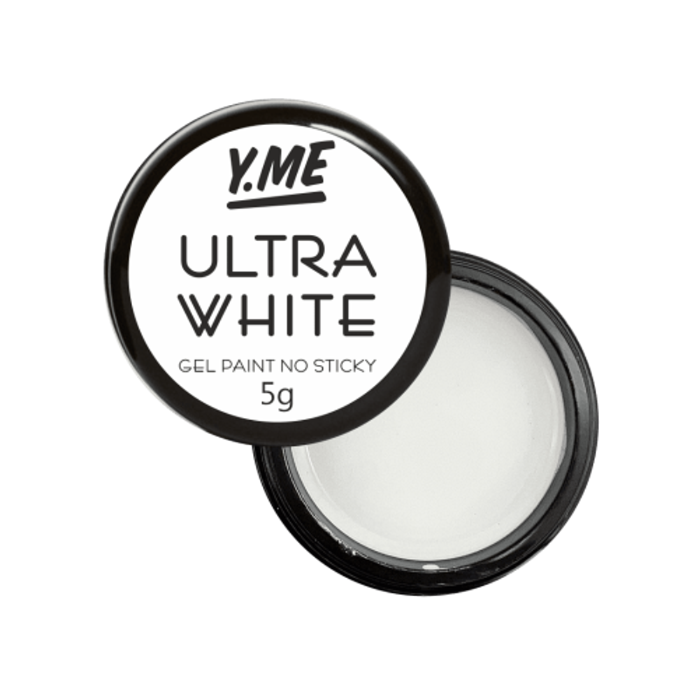 Y.me Gel paint ultra White, 5мл.