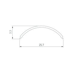 Экран SL-KANT-H20 ROUND OPAL (Arlight, Пластик) 049168