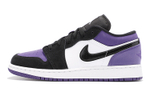 Air Jordan 1 Low 'Court Purple Black Toe' Gs