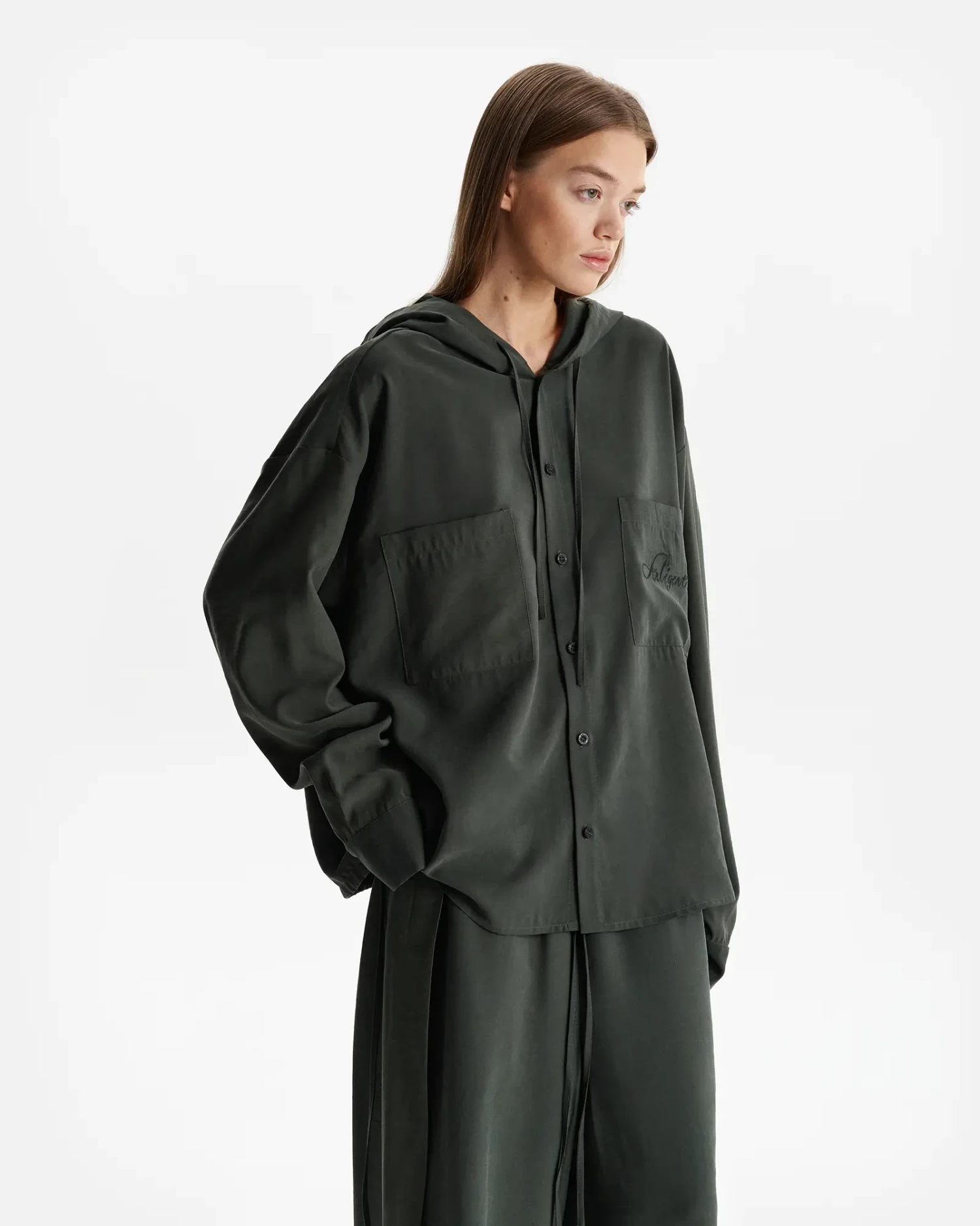 Рубашка с капюшоном