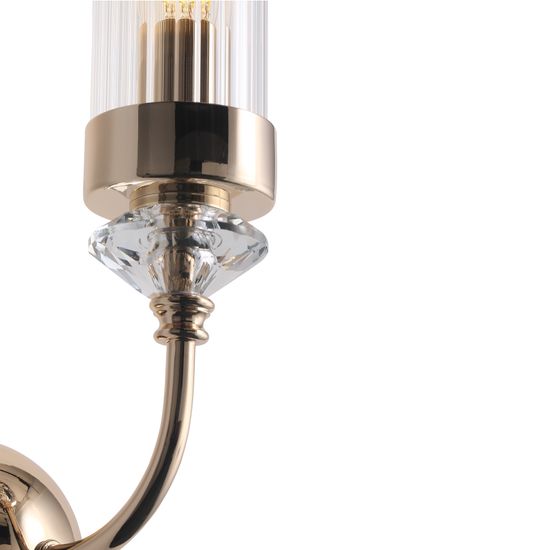 SL1402.201.01 Светильник настенный ST-Luce Латунь/Прозрачный E14*1 40W Elegra