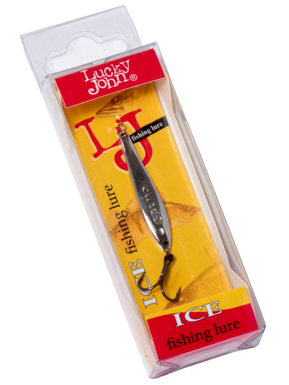 Блесна вертикальная зимняя Lucky John S-2 с тройником (42мм, 3гр)