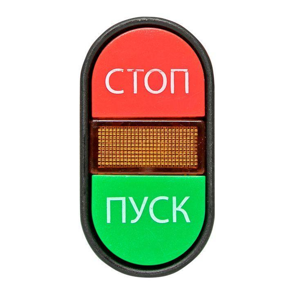 Кнопка АРВВ-22N "Пуск-стоп" овал. 220В NO+NC EKF pbn-apbb-o