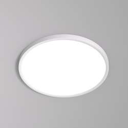 DK6522-WH Накладной светильник THIN, IP40, 36W, 3000K/4000K/6500K, переключатель цветовой температуры на корпусе, белый, полимер