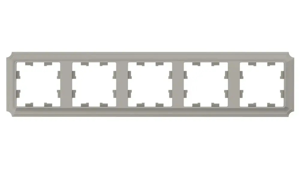 ATLASDESIGN ANTIQUE 5-постовая РАМКА, универсальная, ШАМПАНЬ