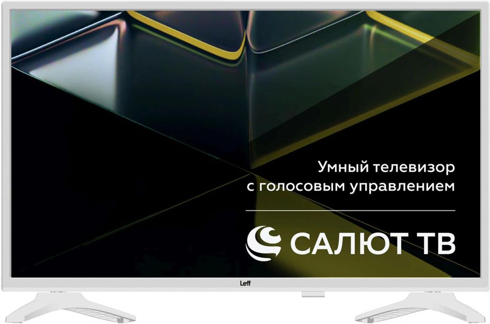 ЖК телевизор Leff 43U691T UHD Smart,Салют ТВ белый