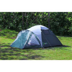 Палатка 4-мест, 210+120х240х130 см, 2 сл, 1 комн, 1 тамб, мос сет, 2 окна, Green Days, GJH057