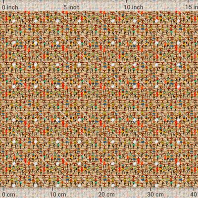 Африка этнические танцы на бежевом by JuliaPop 1200 DPI