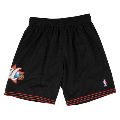 Шорты MITCHELL&NESS NBA SWINGMAN SHORTS PHILADELPHIA 76ERS BLACK / BLACK