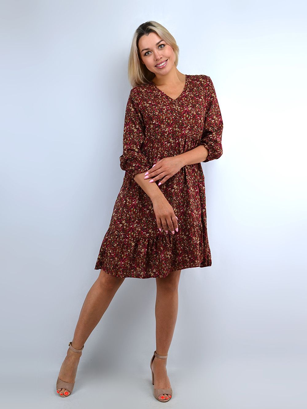 С-238 Платье из штапеля/УЦЕНКА