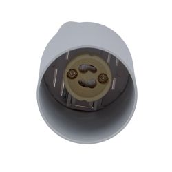 UBL-Q324 GU10 WHITE Светильник-прожектор трековый. Под лампу GU10. Корпус белый. ТМ Volpe