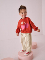 Толстовка и брюки в комплекте для девочки Next B15-173, Красный, Бежевый