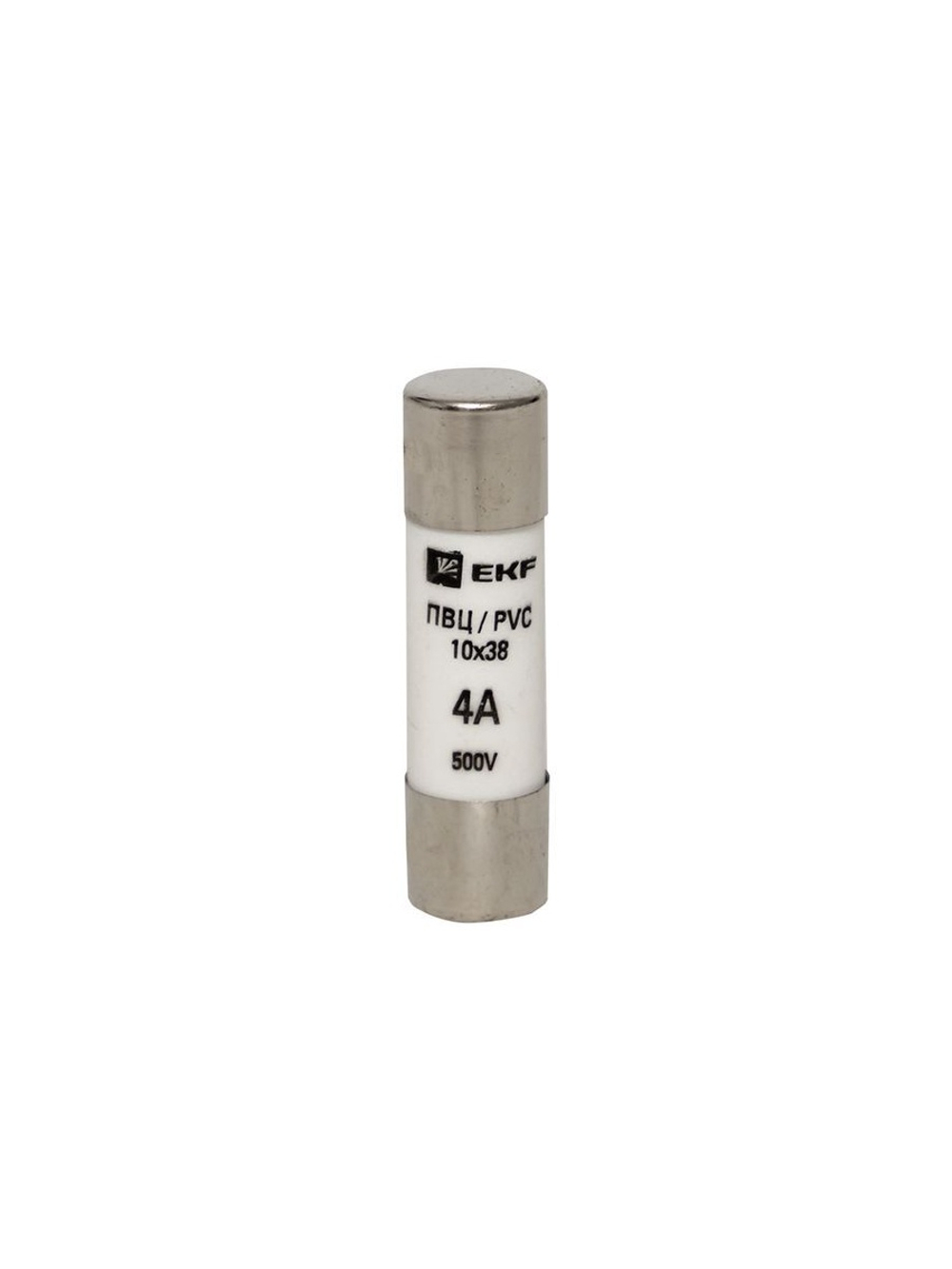 Вставка плавкая цилиндрическая ПВЦ 10х38 4А EKF pvc-10x38-4