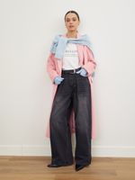 PERFECT JEANS С ЗАЩИПАМИ GRAPHITE